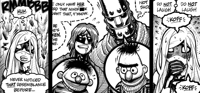 Except Bert is supposed to be the prick, not Ernie. Alien 4.3